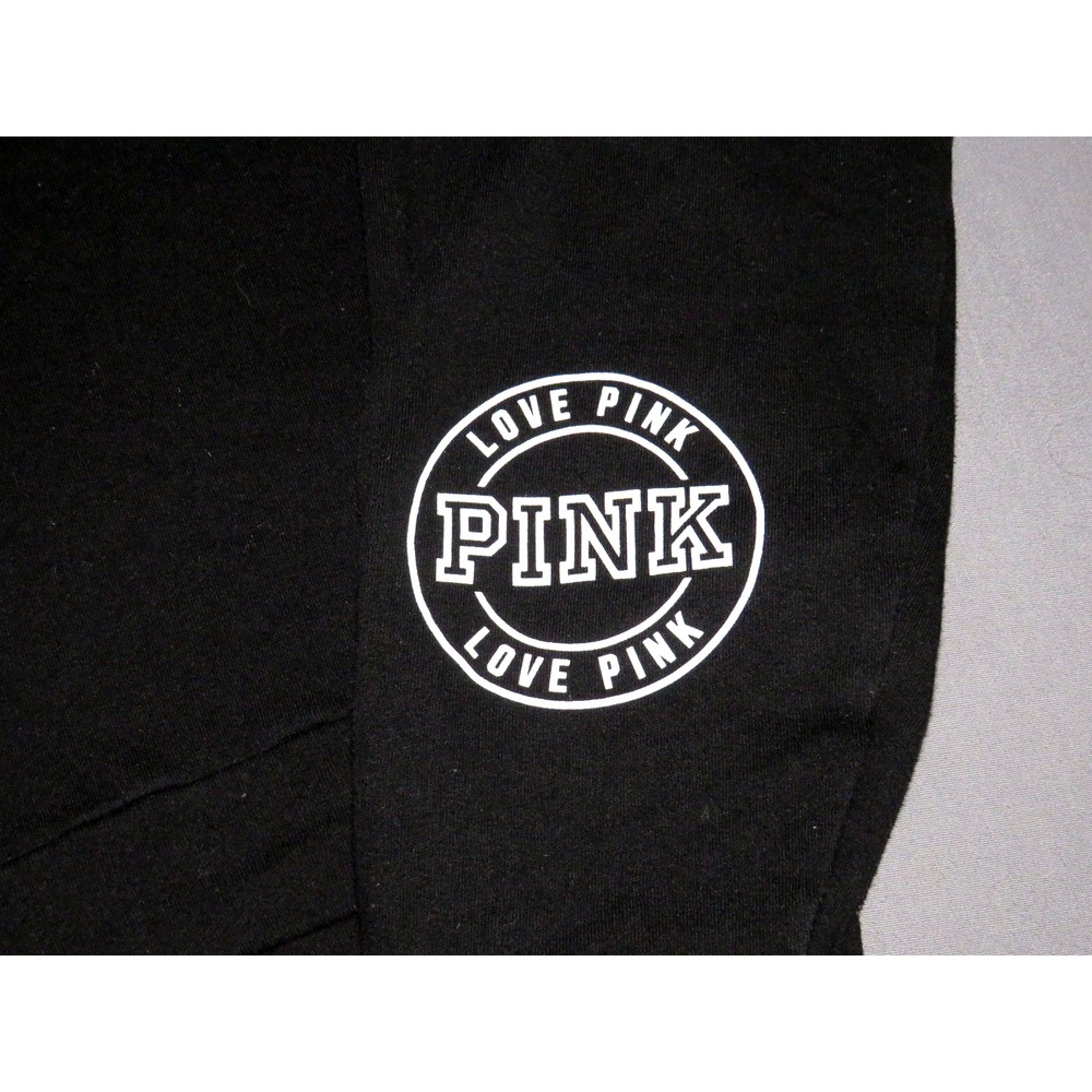 Victoria's Secret PINK Vintage Y2K Cropped Hoodie Sweatshirt Women's Large - Picture 2 of 5